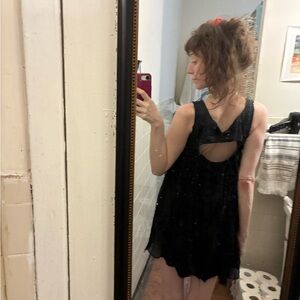 FP ONE by Free People Vintage Distressed and Laced .